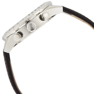 Side profile of Hugo Boss Aero 1513770 showing 11mm thickness and silver finish with 50m water resistance