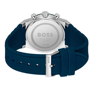 Back view photo of Hugo Boss 1514243 showing the stainless steel caseback info