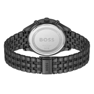 Back view photo of Hugo Boss 1514256 showing the stainless steel caseback info