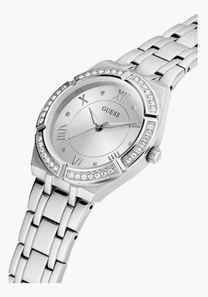 Guess Cosmo GW0033L1 women's watch - silver dial silver steel strap