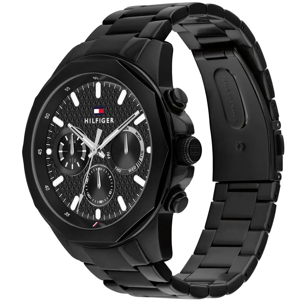Tommy Hilfiger Lars 1710653 men's black dial watch