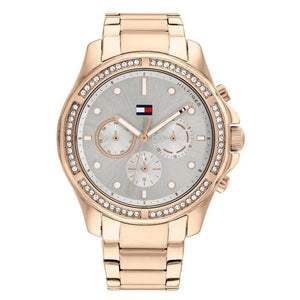 Tommy Hilfiger Brooklyn 1782572 Women's Multi-Function Watch – Silver Dial & Stainless Steel Strap