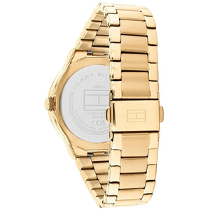 Back view photo of Tommy Hilfiger 1782725 showing the stainless steel caseback info