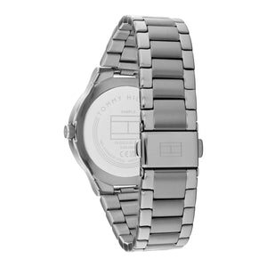 Back view photo of Tommy Hilfiger 1782727 showing the stainless steel caseback info