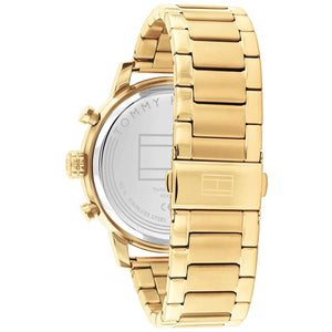 Back view photo of Tommy Hilfiger 1792216 showing the stainless steel caseback info