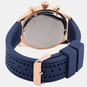 9. Stainless steel caseback of the Guess W0971G3 with authentic brand engravings