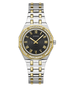 Guess Desire GW0770L4 Women's Watch – Black Dial & Two-Tone Stainless Steel Strap
