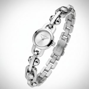 Michael Kors MK4872 Women’s Silver Dial Silver Stainless Steel Watch - Luxury Hub Store