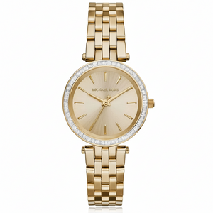 Michael Kors MK3365 Darci Mini Women’s Gold Crystal Dial Watch - Luxury Hub Store