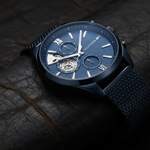 Tommy Hilfiger1710648 Shawn | 46mm Multi-Function Watch - Blue Silicone - Luxury Hub Store
