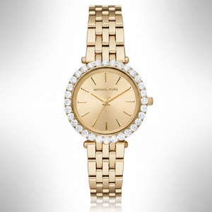Michael Kors MK4513 Darci Women’s Gold Crystal Dial Watch - Luxury Hub Store