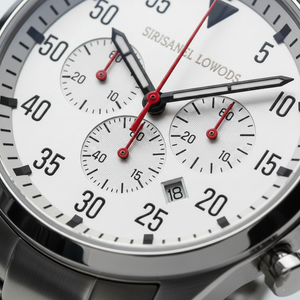 Michael Kors MK8331 Men’s Silver Dial Silver Stainless Steel Gage Chronograph Watch - Luxury Hub Store