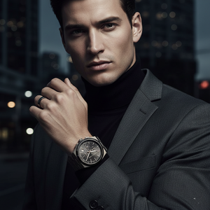 Michael Kors MK8403 Men’s Black Dial Gunmetal Stainless Steel Channing Chronograph Watch - Luxury Hub Store