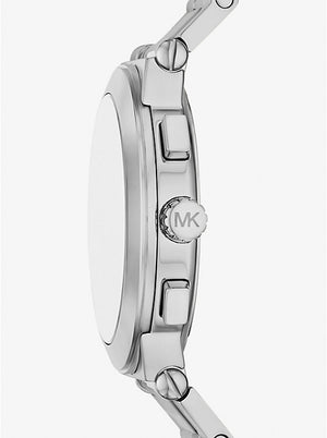 Michael Kors MK9222 Men’s Blue Dial Silver Stainless Steel Billie Chronograph Watch - Luxury Hub Store