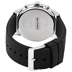 Caseback of Guess Sunrise W1135L5 women's multi-function watch showing technical specs 50m water resistance and stainless steel material