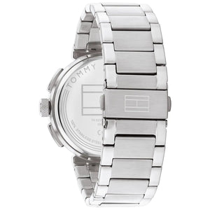 Tommy Hilfiger 1792116 Men’s Multi-Function Watch – Black Dial & Silver Stainless-Steel Bracelet - Luxury Hub Store