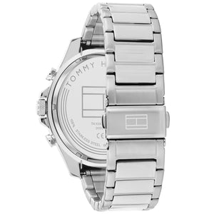 Tommy Hilfiger Men's Multi-Function Watch – Model 1792080 – Blue Stainless Steel Strap - Luxury Hub Store