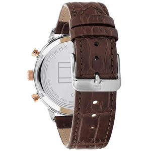 Tommy Hilfiger Leonard 1791987 Men's Classic Multi-Function Leather Watch - Luxury Hub Store