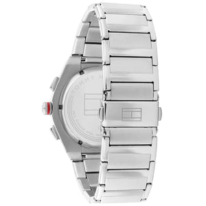 Tommy Hilfiger Connor 1791897 Men’s Black Dial Silver Metal Multi-Function Watch - Luxury Hub Store