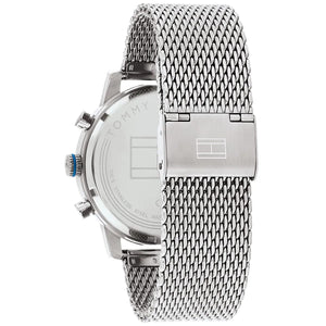 Tommy Hilfiger Sullivan 1791881 Men’s Blue Dial Silver Mesh Multi-Function Watch - Luxury Hub Store