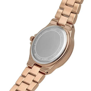 Michael Kors Lennox MK7230 Women’s Rose Gold Dial Rose Gold Bracelet Multi-Function Watch - Luxury Hub Store
