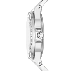 Michael Kors Lennox MK7234 Women’s Silver Crystal Dial Silver Bracelet Multi-Function Watch - Luxury Hub Store