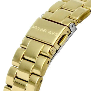 Michael Kors Lennox MK7229 Women’s Gold Crystal Dial Gold Bracelet Multi-Function Watch - Luxury Hub Store