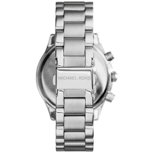 Michael Kors Brinkley MK6265 Women’s Silver Dial Stainless Steel Chronograph Watch - Luxury Hub Store