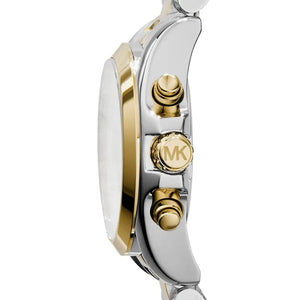 Michael Kors Bradshaw MK5912 Women’s Silver & Gold Stainless Steel Multi-Function Watch - Luxury Hub Store