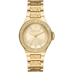 Michael Kors Lennox MK7339 Women’s Gold Stainless Steel Analog Watch - Luxury Hub Store
