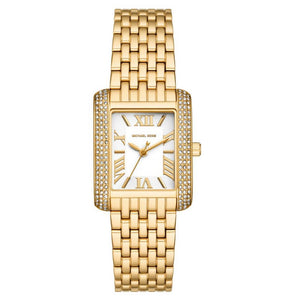 Michael Kors Emery MK4640 Women’s Gold White Dial Stainless Steel Watch - Luxury Hub Store