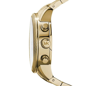 Michael Kors MK5676 Women’s Gold-Tone Crystal Ritz Chronograph Watch - Luxury Hub Store