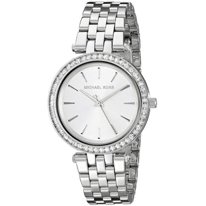 Michael Kors MK3364 Darci Mini Women’s Silver Crystal Dial Watch - Luxury Hub Store