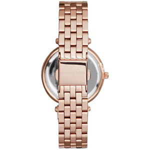 Michael Kors MK3366 Darci Mini Women’s Rose Gold Crystal Dial Watch - Luxury Hub Store