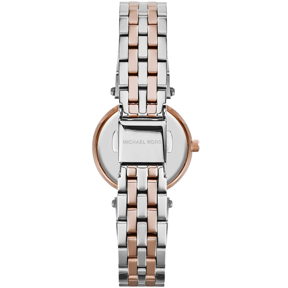 Michael Kors MK3298 Petite Darci Women’s Two-Tone Silver Rose Gold Crystal Watch - Luxury Hub Store
