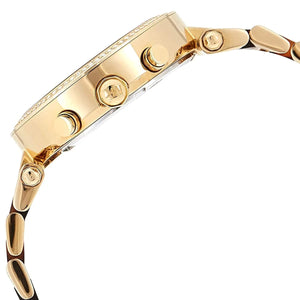 Michael Kors MK5688 Parker Women’s Gold Chronograph Tortoiseshell Crystal Watch - Luxury Hub Store