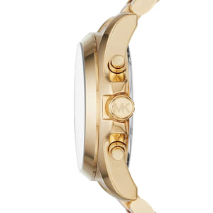 Michael Kors MK6359 Women’s Rose Gold Dial Two-Tone Stainless Steel Chronograph Watch - Luxury Hub Store