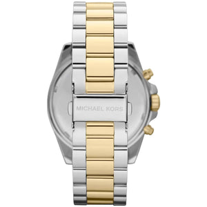Michael Kors MK5627 Women’s White Dial Two-Tone Stainless Steel Bradshaw Watch - Luxury Hub Store