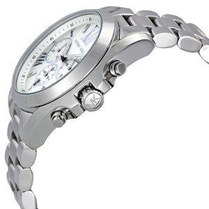 Michael Kors MK5535 Women’s Silver Dial Stainless Steel Bradshaw Watch - Luxury Hub Store