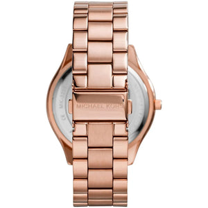 Michael Kors MK3336 Women’s Rose Gold Runway Slim Stainless Steel Watch - Luxury Hub Store
