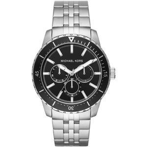 Michael Kors MK7156 Men’s Black Dial Stainless Steel Cunningham Chronograph Watch - Luxury Hub Store