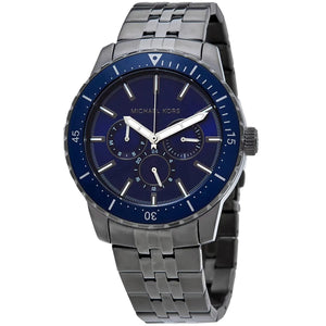 Michael Kors MK7155 Men’s Blue Dial Stainless Steel Cunningham Chronograph Watch - Luxury Hub Store