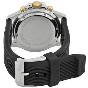 Michael Kors MK8366 Men’s Black Dial Black Silicone Strap Everest Chronograph Watch - Luxury Hub Store
