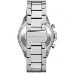 Michael Kors MK8331 Men’s Silver Dial Silver Stainless Steel Gage Chronograph Watch - Luxury Hub Store