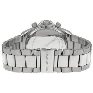 Michael Kors MK8331 Men’s Silver Dial Silver Stainless Steel Gage Chronograph Watch - Luxury Hub Store