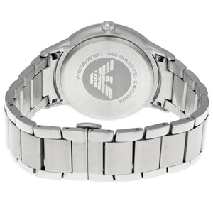 Emporio Armani AR2472 Men’s Blue Dial Stainless Steel Renato Watch - Luxury Hub Store