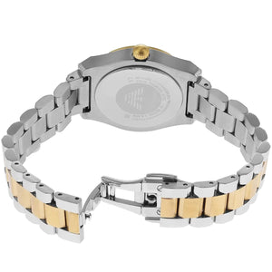 Emporio Armani AR11559 Women’s Mother of Pearl Dial Two-Tone Stainless Steel Federica Watch - Luxury Hub Store