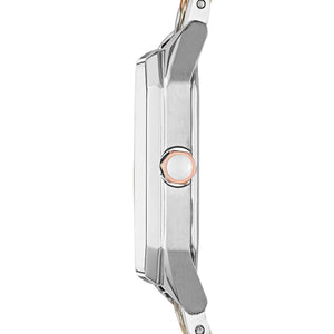 Emporio Armani AR11146 Women’s Mother of Pearl Dial Two-Tone Stainless Steel Gioia Watch - Luxury Hub Store