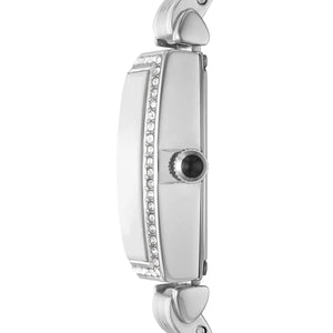 Emporio Armani AR11405 Women’s Mother of Pearl Dial Silver Stainless Steel Gianni T-Bar Watch - Luxury Hub Store
