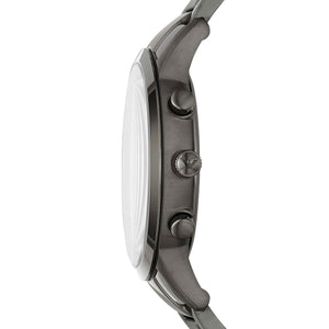 Emporio Armani AR11215 Men’s Blue Dial Gunmetal Stainless Steel Renato Watch - Luxury Hub Store